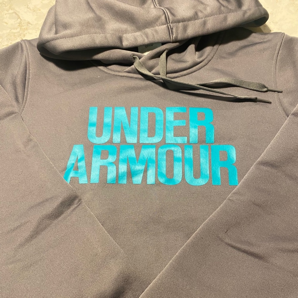 Under Armour dark grey fleece hoodie